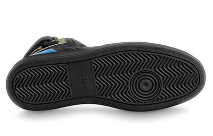 LOUIS VUITTON Rivoli Ankle Sneakers 'Black with Iridescent Back' Rivoli 1A7S7