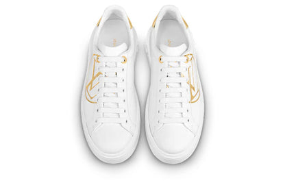(WMNS) LOUIS VUITTON LV Time Out Sneakers 'White Gold' 1A8NI9