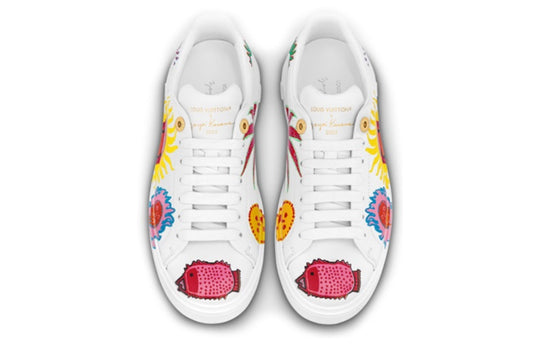 (WMNS) LOUIS VUITTON x YK ACADEMY Time Out Sneakers 'White with Icons' 1ABD7Z