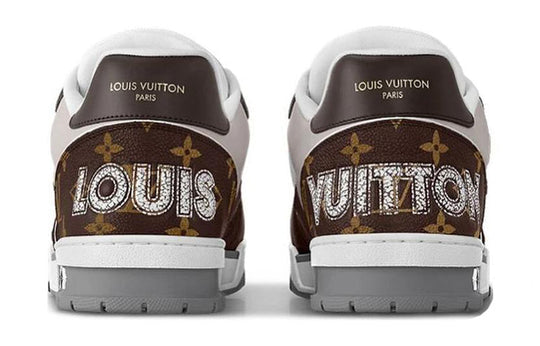 LOUIS VUITTON LV Trainer 'Moka Brown Monogram Flower' 1ACD7K