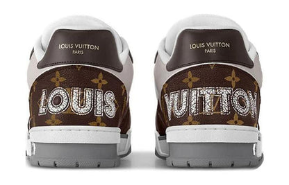 LOUIS VUITTON LV Trainer 'Moka Brown Monogram Flower' 1ACD7K