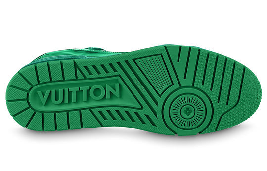 LOUIS VUITTON LV Trainer Sneakers 'Green' 1AA46B