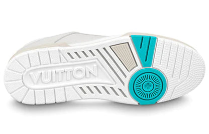LOUIS VUITTON Trainer Sneakers 'Light Grey White Teal' 1A816H