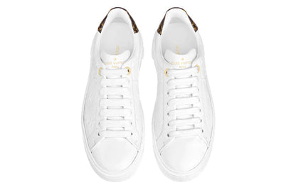 (WMNS) LOUIS VUITTON Time Out Sneakers 'White with White Monogram' 1A9HBT