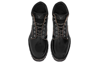 LOUIS VUITTON Oberkampf Ankle Sneakers 'Monogram Black' 1A8ZG1