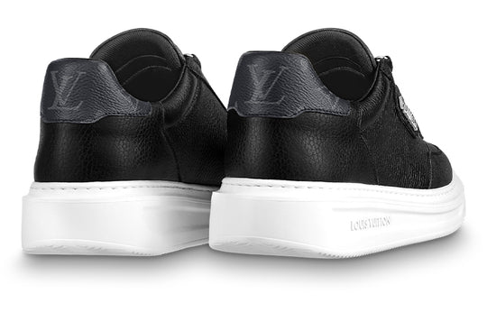 LOUIS VUITTON Beverly Hills Sneakers 'Black with White Logo' 1A8EZP