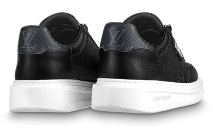LOUIS VUITTON Beverly Hills Sneakers 'Black with White Logo' 1A8EZP