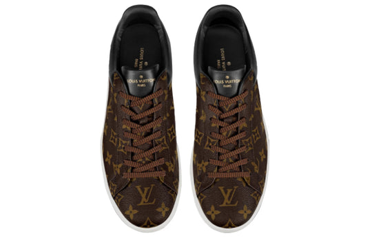 LOUIS VUITTON Luxembourg Sneakers 'Brown Logo Monogram' 1A4PAB