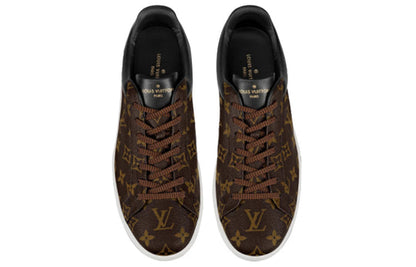 LOUIS VUITTON Luxembourg Sneakers 'Brown Logo Monogram' 1A4PAB