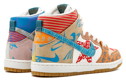 Nike x Thomas Campbell SB Dunk High 'What The' 918321-381