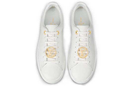 (WMNS) LOUIS VUITTON LV Frontrow Sports Shoes 'White Yellow' 1A2XOK