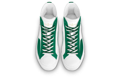 LOUIS VUITTON Tattoo Ankle Sneakers 'White Green' 1A8XWQ