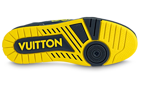 LOUIS VUITTON Trainer Sneakers 'Blue with Yellow' 1AA77K