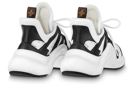(WMNS) LOUIS VUITTON Archlight 1.0 Sneakers 'White Black with Hollow Monogram' 1AAM2W