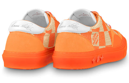 LOUIS VUITTON Ollie Sneakers 'Orange Plaid Monogram' 1A8Q4O