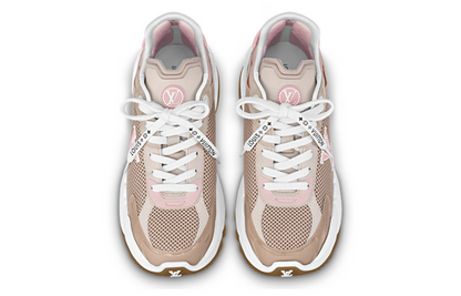 (WMNS) LOUIS VUITTON Run 55 Sneakers 'Tan Pink' 1ABVMW