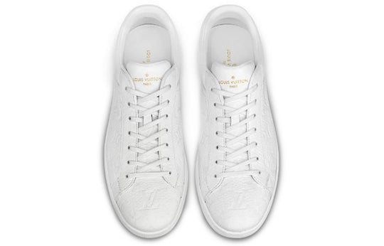 LOUIS VUITTON Luxembourg Monogram Sneakers 'White' 1A8QEN