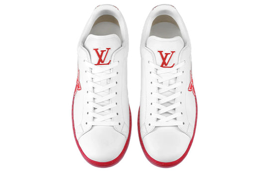 LOUIS VUITTON Luxembourg Samothrace Trainers 'White Red' 1A9FYM
