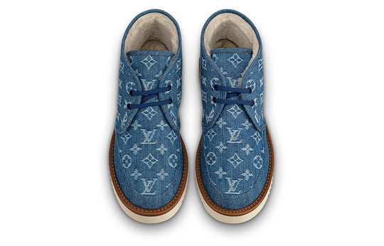 LOUIS VUITTON x Nigo Cosy Ankle Boots 'Denim Monogram' 1A81GM