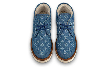 LOUIS VUITTON x Nigo Cosy Ankle Boots 'Denim Monogram' 1A81GM