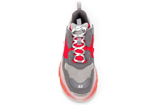 Balenciaga Triple S Sneaker 'Clear Sole - Grey Red' 541624W09ON1291