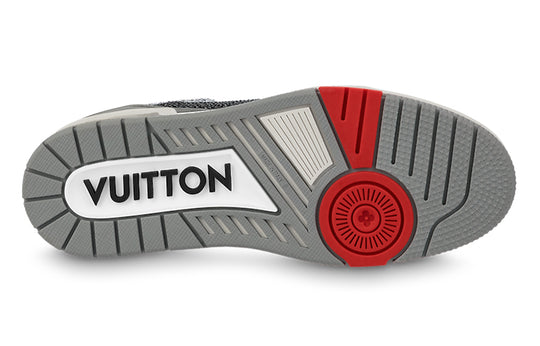 LOUIS VUITTON Trainer Sneakers 'Grey Black Crystals' 1AA6PR