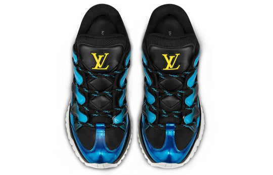 LOUIS VUITTON Zig Zag Sneakers 'Black Blue' 1A49AN