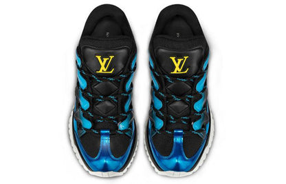LOUIS VUITTON Zig Zag Sneakers 'Black Blue' 1A49AN