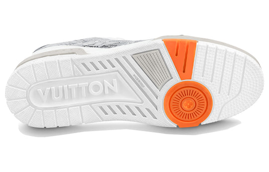 LOUIS VUITTON Trainer Sneakers 'Silver' 1A8KGQ