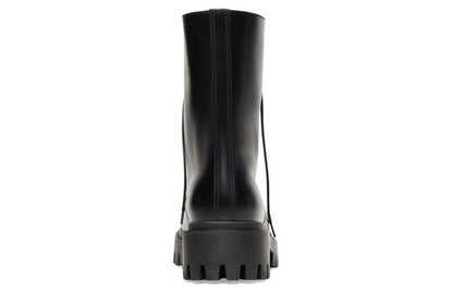 Balenciaga Sergent 20mm Boots 'Black Leather' 701394WBD401000