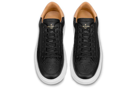 LOUIS VUITTON Beverly Hills Sneakers 'Black Monogram with Caramel Top' 1A7WGL