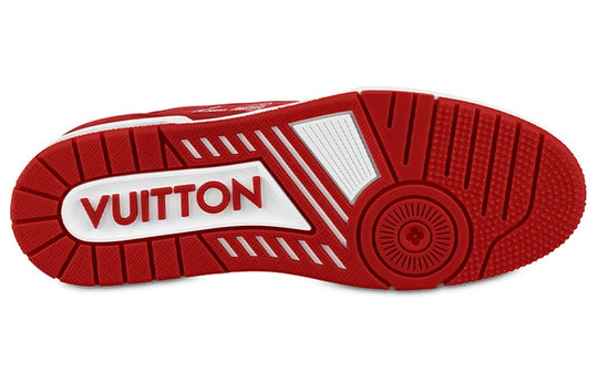 LOUIS VUITTON LV Trainers 'White Red' 1AANFH