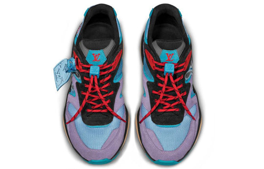 LOUIS VUITTON Trail Sneakers 'Purple Blue Black' 1A7P40