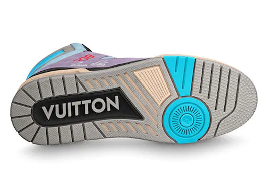 LOUIS VUITTON Trainer Ankle Sneakers 'Purple Red Blue' 1A7R0