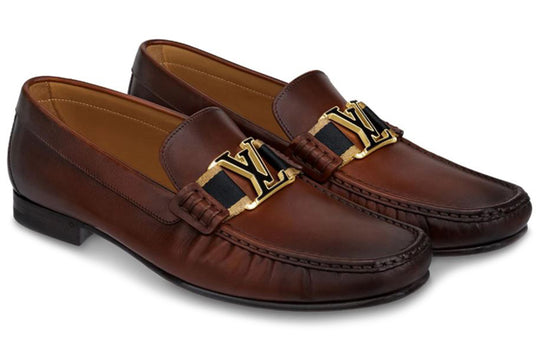 LOUIS VUITTON Montaigne Loafers 'Brown WaxCoated Calfskin' 1A5DRX