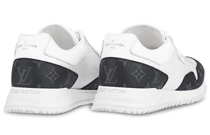 LOUIS VUITTON Run Away Sneakers 'White with Black Monogram' 1A7UMS
