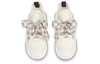 (WMNS) LOUIS VUITTON Archlight 1.0 Sneakers 'Cream White with Plaid Ribbon' 1AB43V