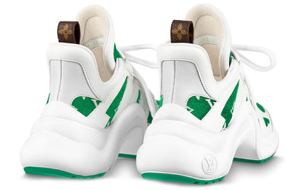 (WMNS) LOUIS VUITTON LV Archlight Sneakers 'White with Green Monogram' 1AACSU