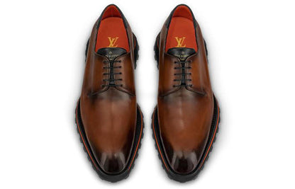 LOUIS VUITTON Derby Goncourt Shoes 'Cognac' 1A5Y5B