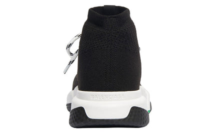 Balenciaga Speed Lace Up Trainer 'Black Neon Green' 587289W17041073