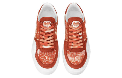 LOUIS VUITTON Ollie Sneakers 'Orange Tie Dye Style Monogram' 1AA7MZ