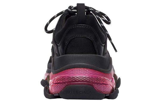 Balenciaga Triple S Sneaker 'Clear Sole - Black Pink Neon' 541624W2FR11053