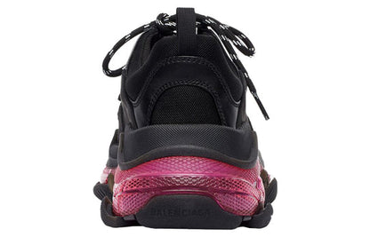 Balenciaga Triple S Sneaker 'Clear Sole - Black Pink Neon' 541624W2FR11053