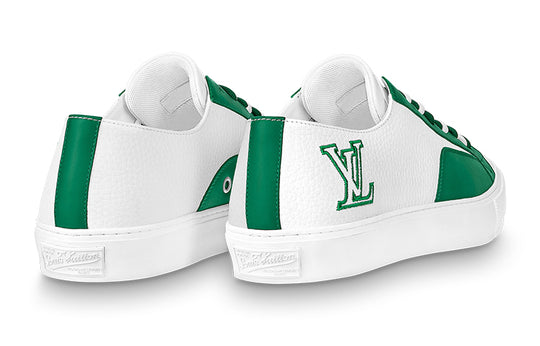 LOUIS VUITTON Tattoo Sneakers 'White Green' 1A8ZFM