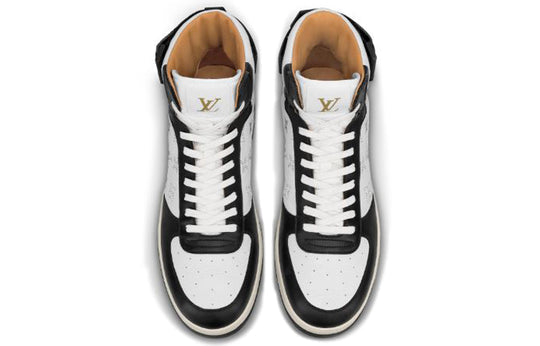 LOUIS VUITTON LV Rivoli Ankle Sneakers 'White Black' 1A5EPT