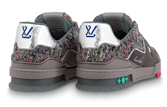 LOUIS VUITTON LV Trainers 'Grey with Colorful Mesh' 1A998B