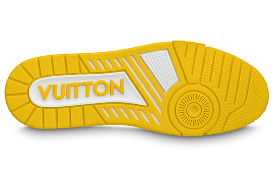 LOUIS VUITTON LV Trainers 'White Yellow' 1ABOIC