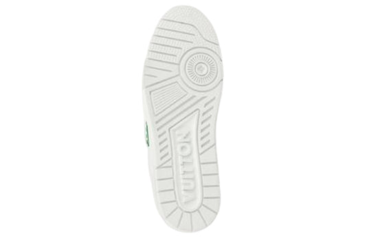 LOUIS VUITTON LV Trainer Sneakers 'White Green' 1AAGXF