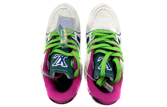 LOUIS VUITTON Trainer Upcycling Sneakers 'White Blue' 1A9D75