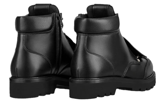 LOUIS VUITTON x Nigo Oberkampf Ankle Boots 'Black' 1A9ICR